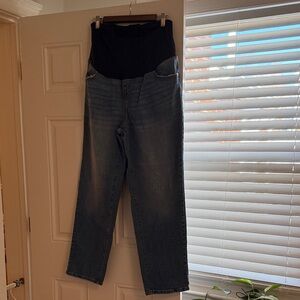 Isabel Maternity by Ingrid & Isabel Dark Blue Straight Leg Jeans